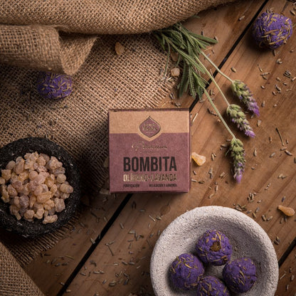 Bombita Premium · Olíbano y Lavanda · Sagrada Madre