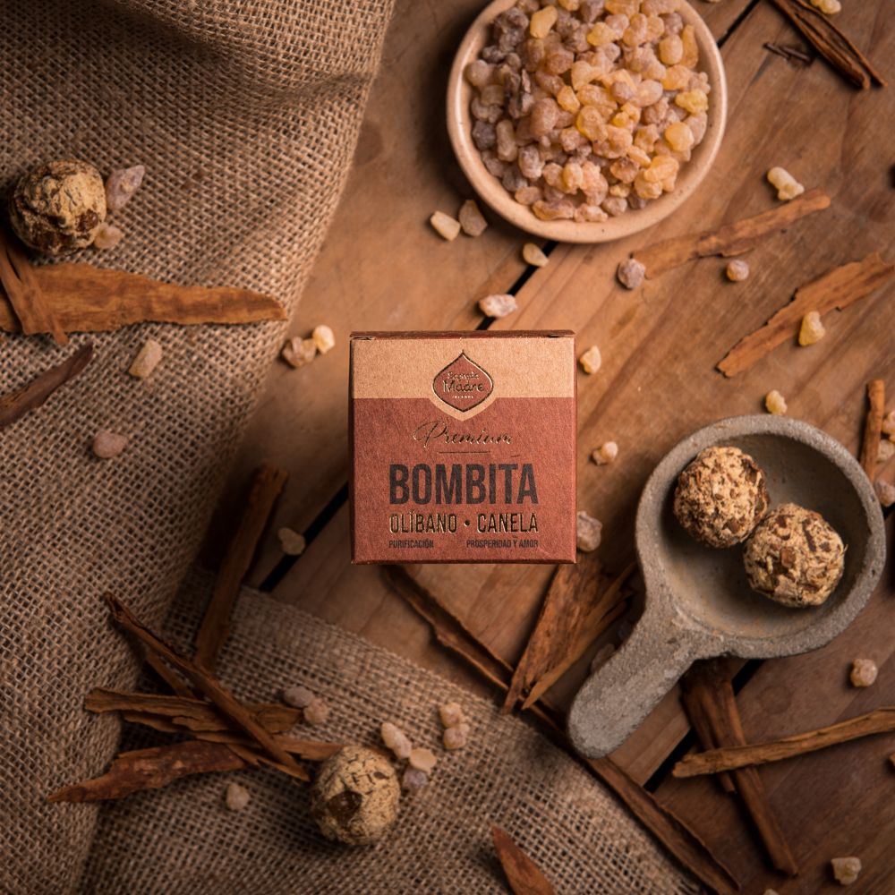 Bombita Premium · Olíbano y Canela · Sagrada Madre