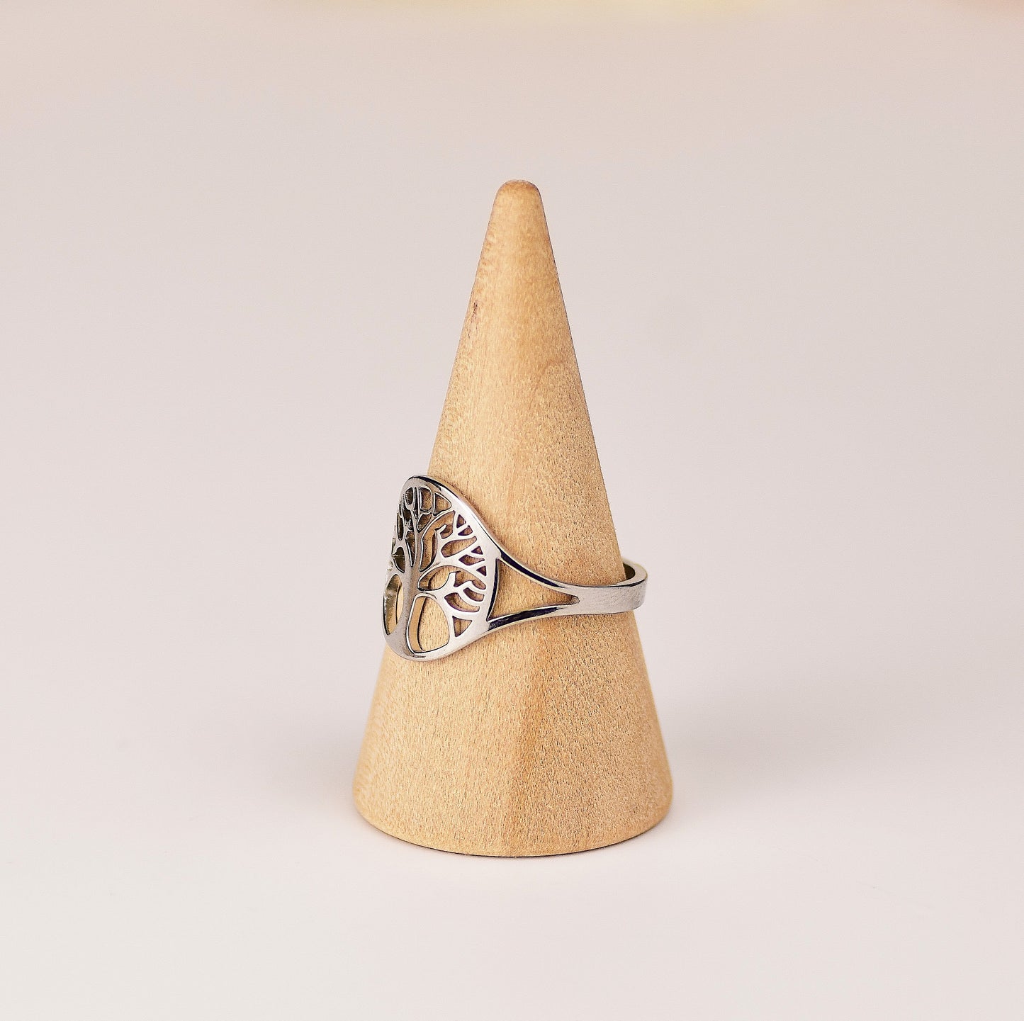 Anillo Árbol de la Vida - Acero Inoxidable