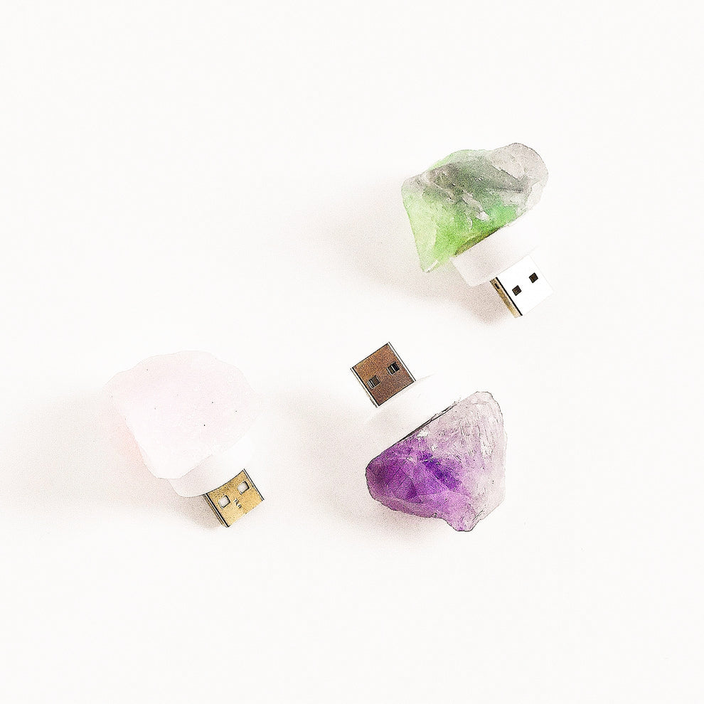 Night Lamp USB con Mineral