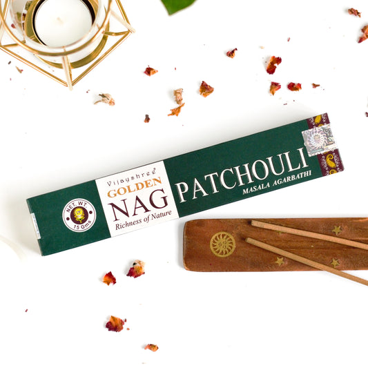 Incienso Golden Nag de Patchouli