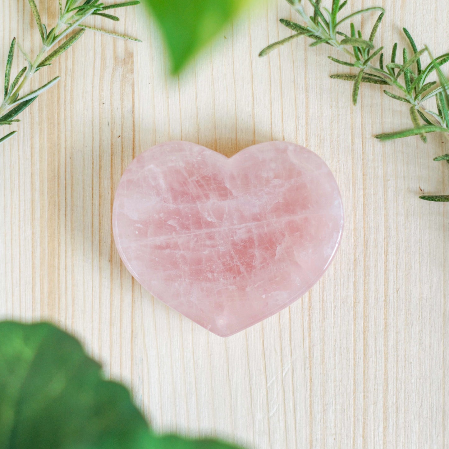 WORRY STONE · CORAZÓN DE CUARZO ROSA