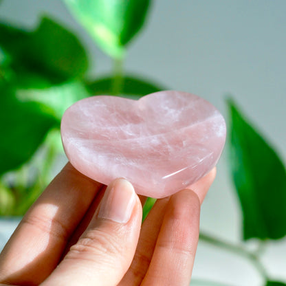 WORRY STONE · CORAZÓN DE CUARZO ROSA