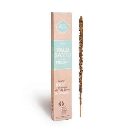 Incienso de Palo Santo con Fresias · Sagrada Madre