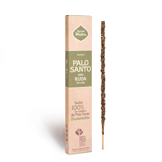 Incienso de Palo Santo con Ruda · Sagrada Madre