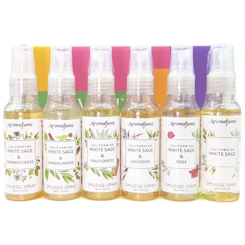 Set Sprays Naturales Smudge de Salvia Blanca