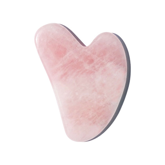 Gua Sha de Cuarzo Rosa