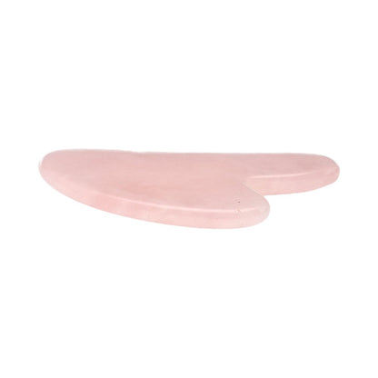 Gua Sha de Cuarzo Rosa