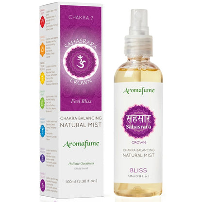 Spray Equilibrante Natural Chakra Corona - Paz Interior y Gratitud