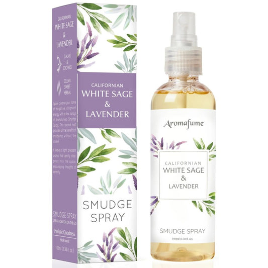 Spray Natural Smudge de Salvia Blanca y Lavanda - Relax