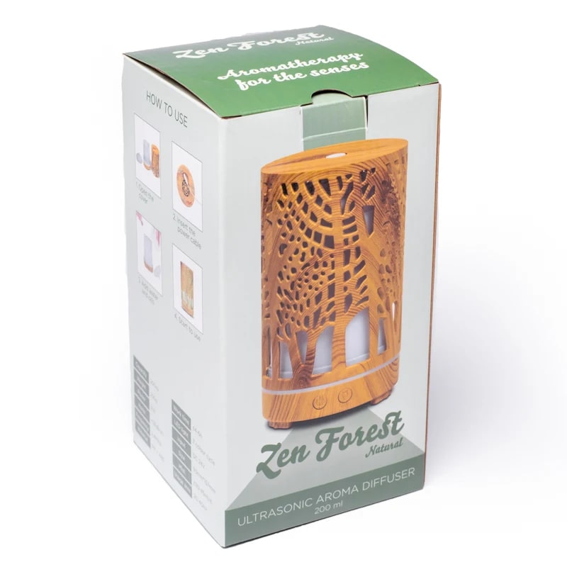 Difusor de Aromas Ultrasónico Zen Forest Natural