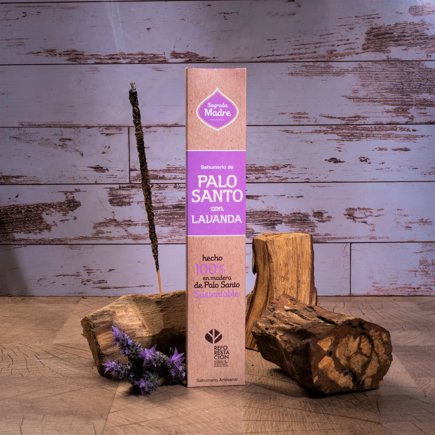 Incienso de Palo Santo con Lavanda · Sagrada Madre