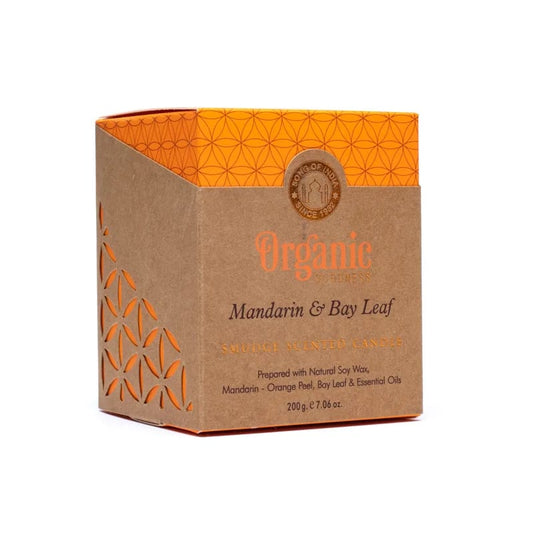 Vela Organic Goodness · Mandarina y Laurel