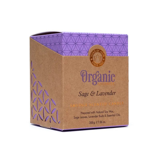 Vela Organic Goodness · Salvia y Lavanda