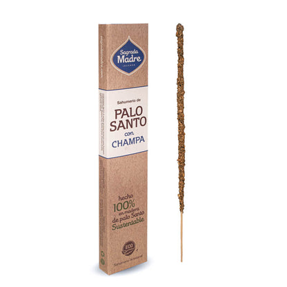 Incienso de Palo Santo con Champa · Sagrada Madre