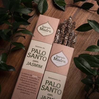 Incienso de Palo Santo con Jazmín · Sagrada Madre